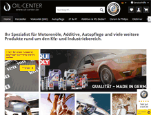 Tablet Screenshot of oil-center.de